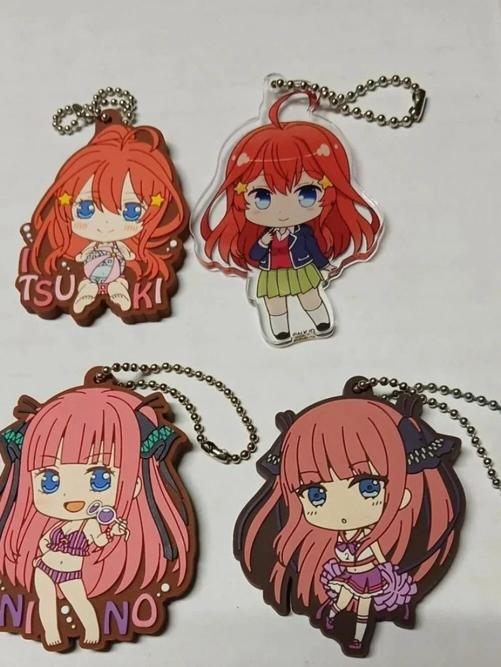 Quintessential Quintuplets Anime Lot Japan Pin Rubber Strap Keychain Art Board +